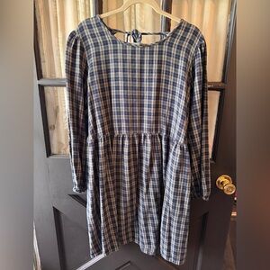 American Eagle Outfitters Plaid Dress with Pockets